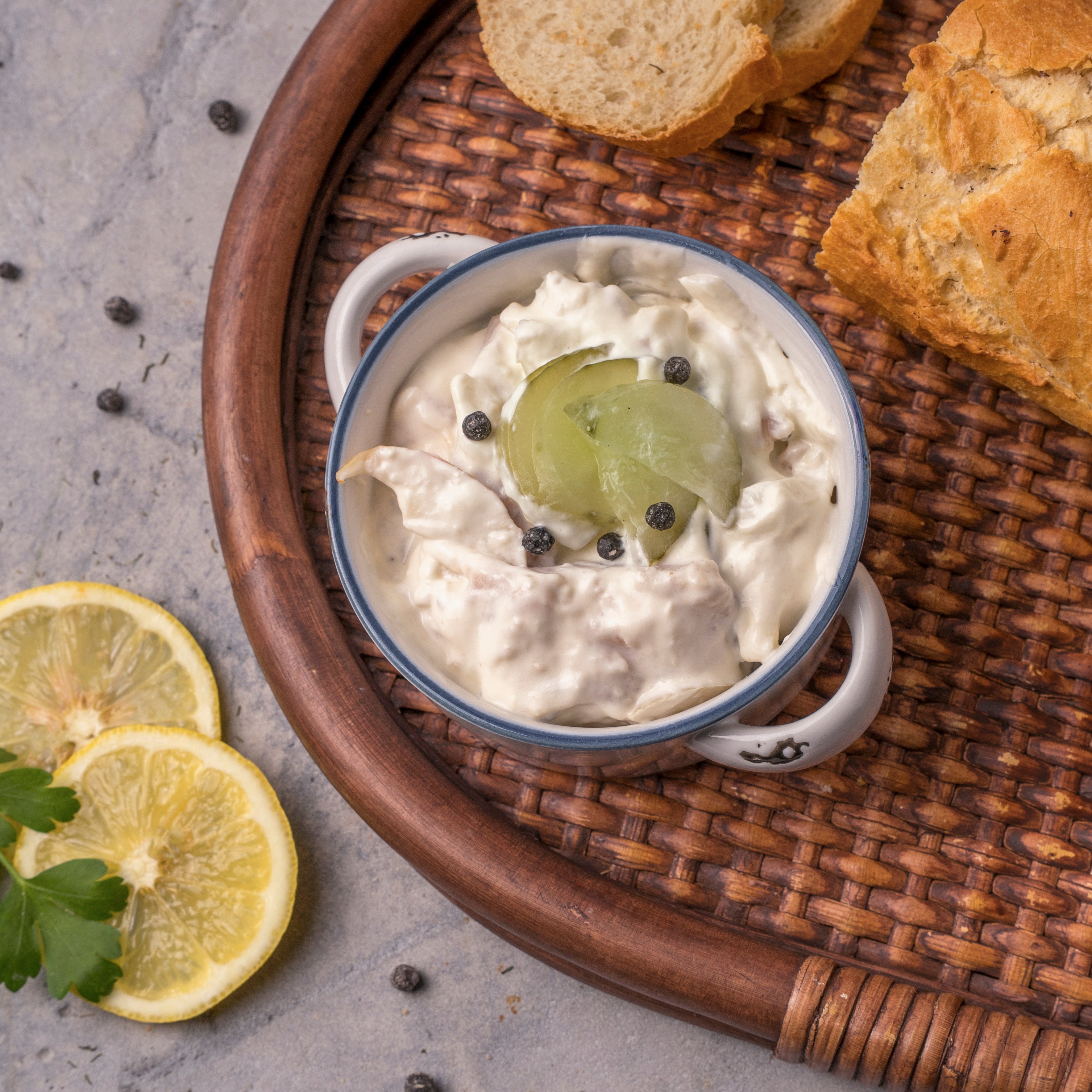 Schwedischer Matjessalat