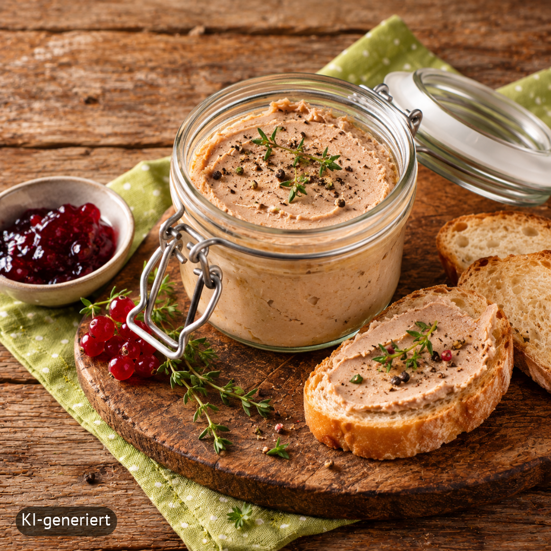 Gänseleberpate im Glas, 100 g
