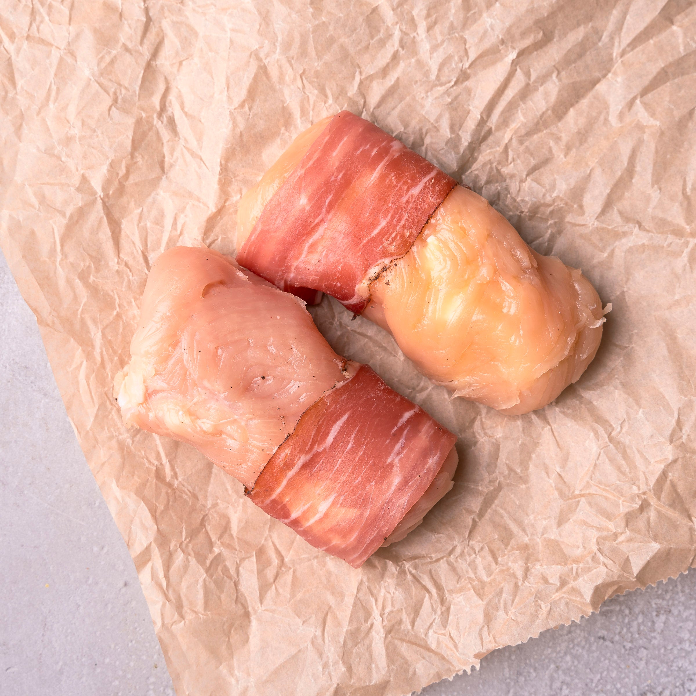 Hühnerbrust gefüllt mit jungem Spinat