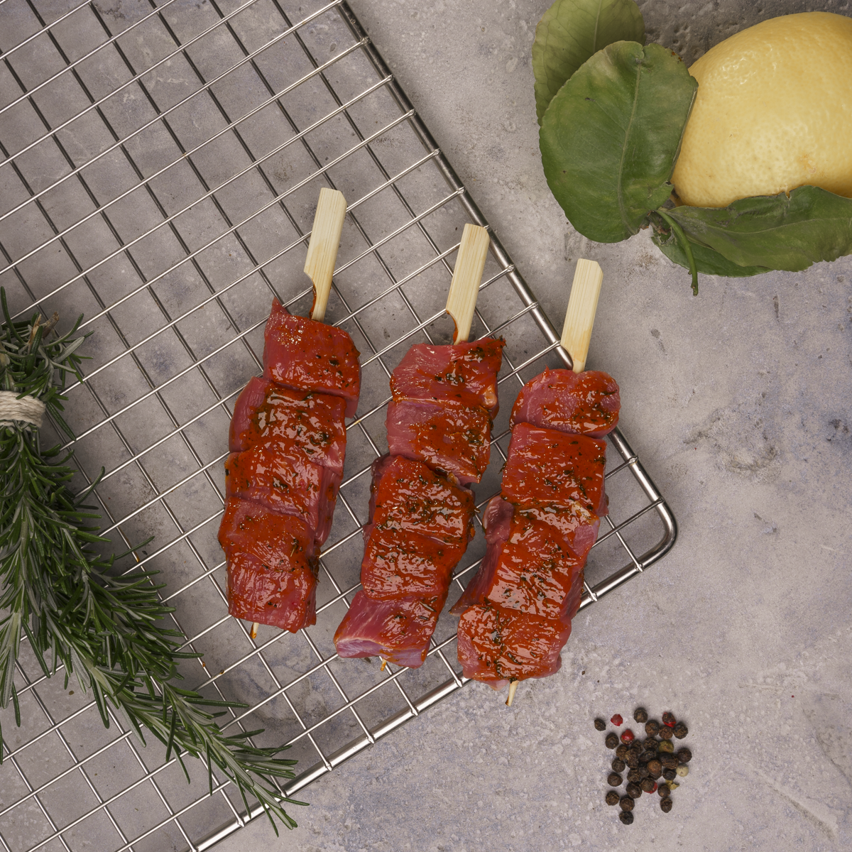 7 Stk. Lamm-Souvlaki