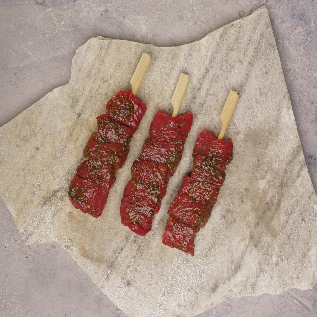 7 Stk. Rinds-Souvlaki