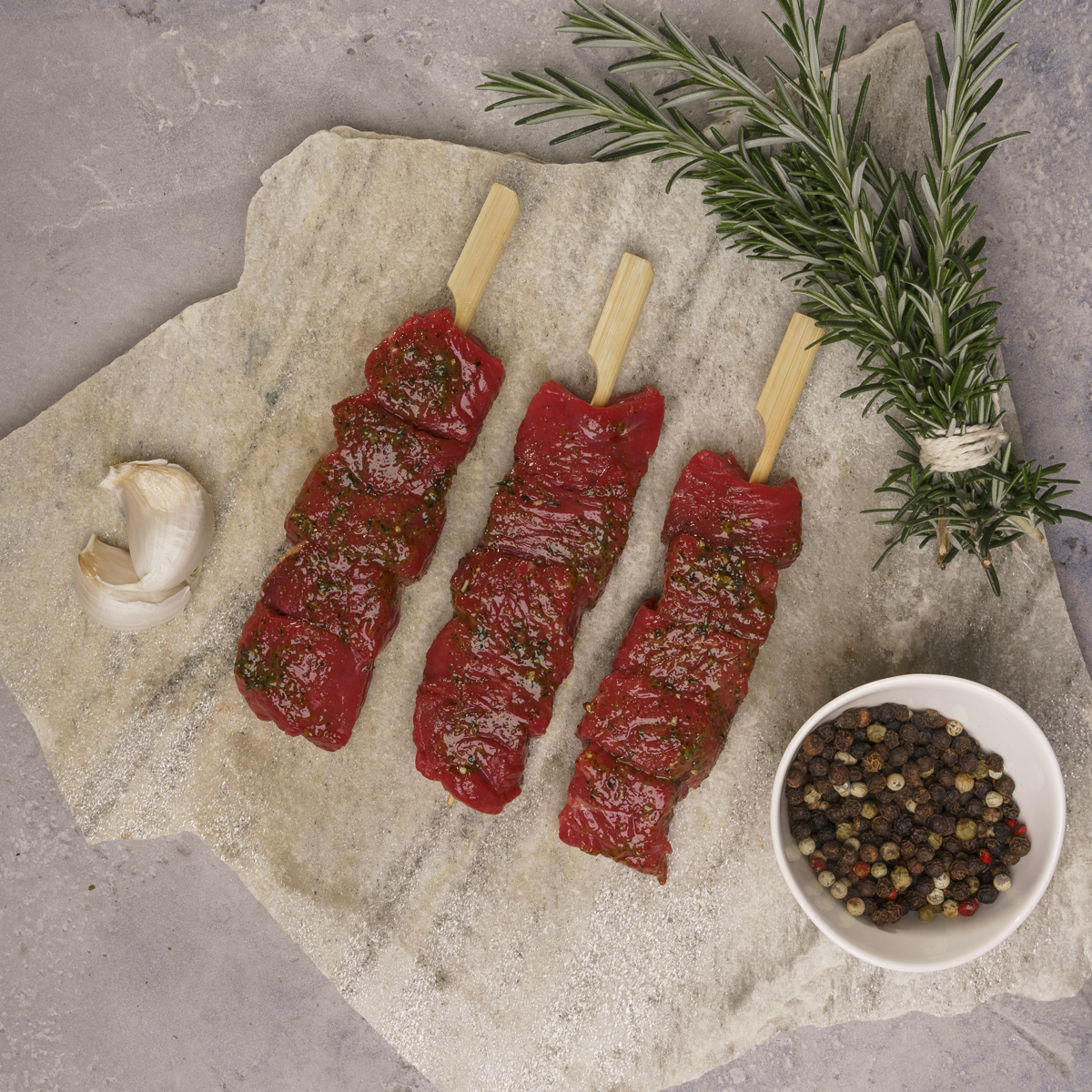7 Stk. Rinds-Souvlaki