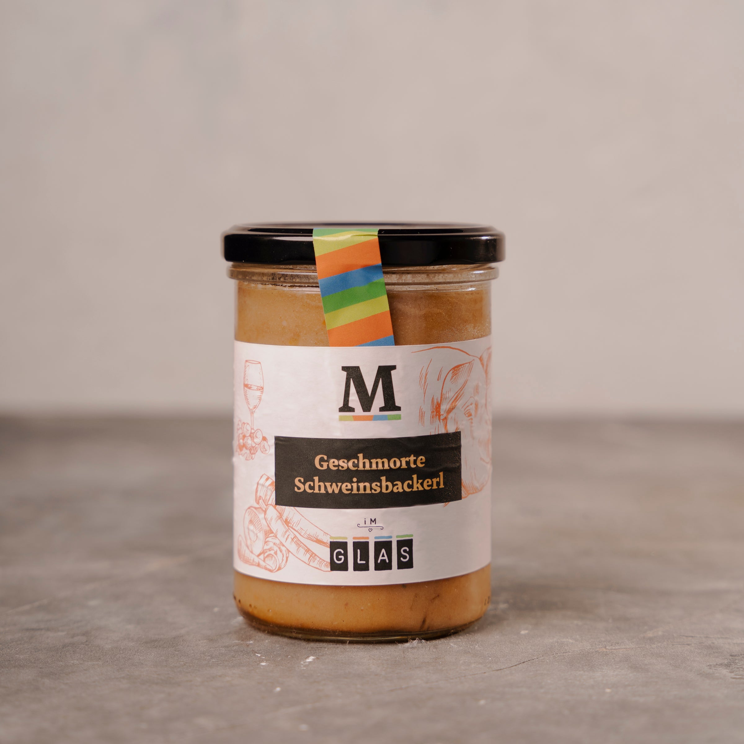 Geschmorte Schweinsbackerl